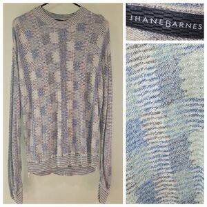 Jhane Barnes Size Large Men's Multicolor Silk Sweater